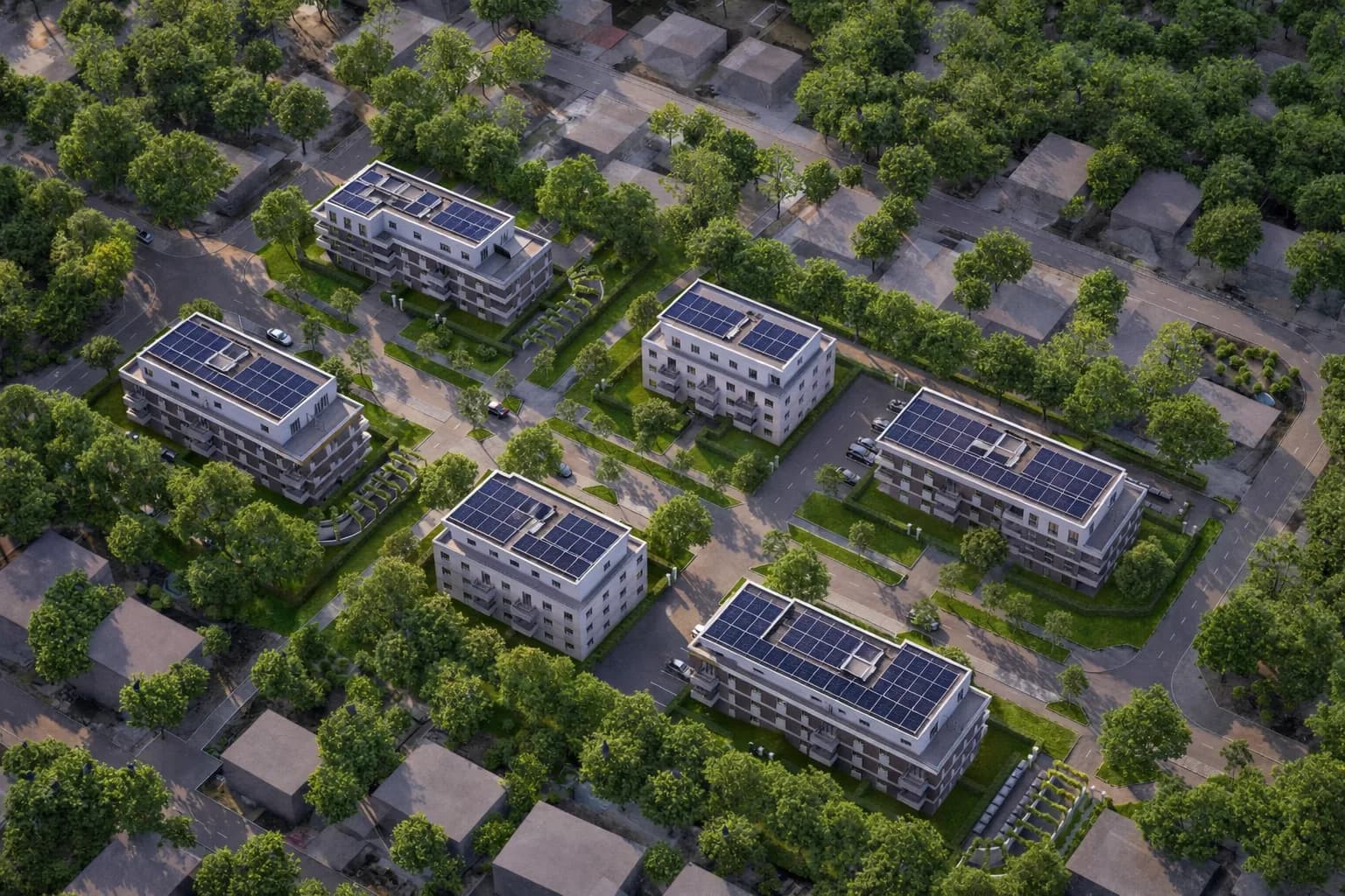 Luftbild Heidequartier Elstal bei Berlin